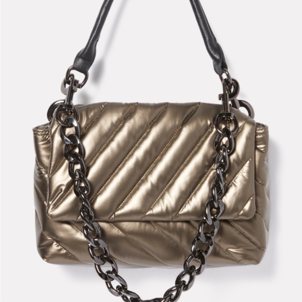 THINK ROLYN Limelight Handbag in Pearl Pyrite
